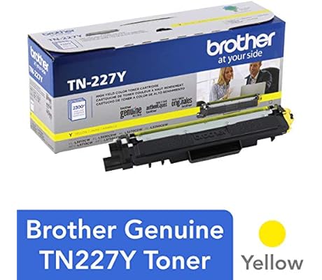 Brother TN227Y Laser Printer Toner, Yellow,15.3 x 4.1 x 6.1 inches