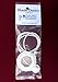 Shade Doctor of Maine Roller Window Shade White Rayon Double Crochet Ring Pull with HIGBEE Screw Button from
