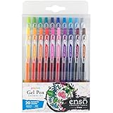 Pilot Enso pop'lol Gel Pen Coloring Set, Pack of 20, Fine Point, Retractable, Premium Artful Writing &amp; Coloring Collection; For Whatever Your Muse Inspires (17075)