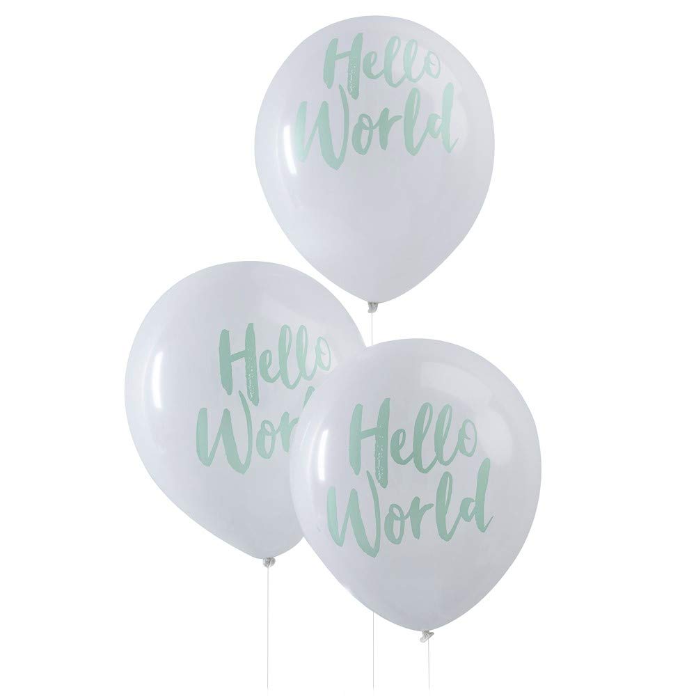 Ginger Ray12" Hello World Balloons