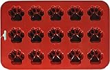 K9 Cakery 312662 Mini Paw Silicone Cake Pan, 9 by 5.5-Inch, 15-Cavity