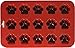 K9 Cakery Mini Paw Silicone Cake Pan, 9 by 5.5-Inch, 15-Cavity