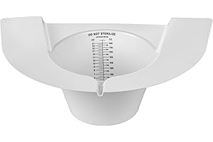 LOPZUQLY 10Pcs Specimen Collection Trays, 27oz/800ml Urine Measuring Containers with Pouring Spout, and Reusable. (27oz/800ml