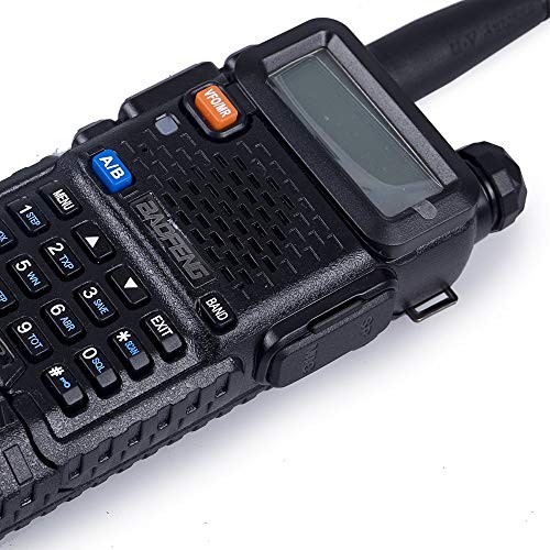 Baofeng UV5R Two Way Radio, 3800mAh Battery Long Range Handheld Ham