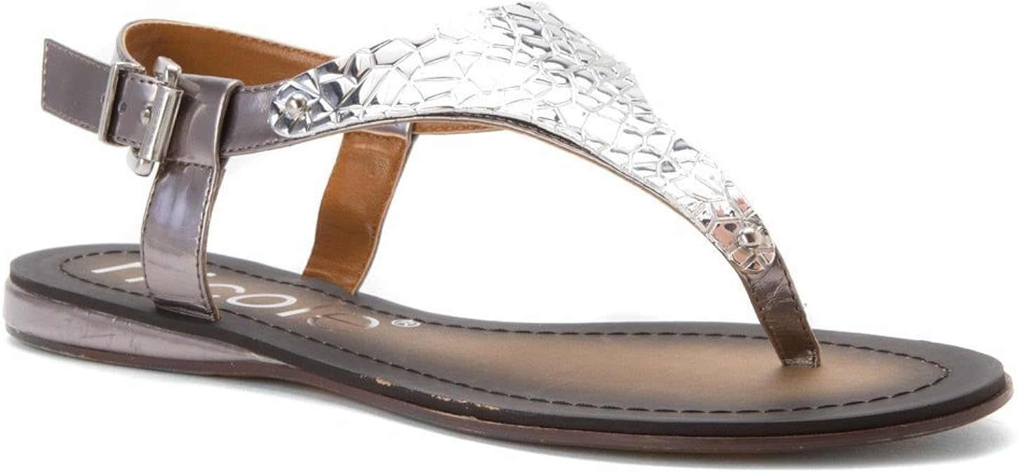 Amazon.com | nicole Women's Axel Sandals | Flats