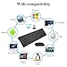 Wireless Keyboard Mouse Combo UPWADE 2.4GHz Ultra Compact Full Size Wireless Keyboard and Mouse Combo with Whisper quiet Design and Long Battery Life for Laptop Mac Tablet Desktop PC Computer Smart TV