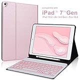 D Dingrich iPad 10.2 7th Generation 2019 Keyboard