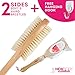 Bath Brush With Double Sided Head & FREE Hanging Hook. A Body Brush is Perfect for Exfoliating and Dry Brushing. Our Long Handled Back Brush Is The Best Shower Brush/Back Scrubber For Men And Women!