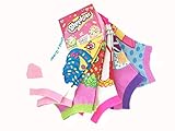 Shopkins No show Printed Socks- 5 Pack, Multi color