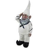 Zeckos 8-Inch Tall United States Navy Garden Gnome Statue, an Impactful Military Figurine and Home Decor Accent, Capturing The Spirit of Navy Sailors in Whimsical Detail