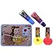 TownleyGirl Disney Beauty and the Beast Kiss it Paint it Lip Gloss and Nail Polish Set with Glittery Makeup Case, Multi, 5 Count, Princess Cosmetic Set with Water Box