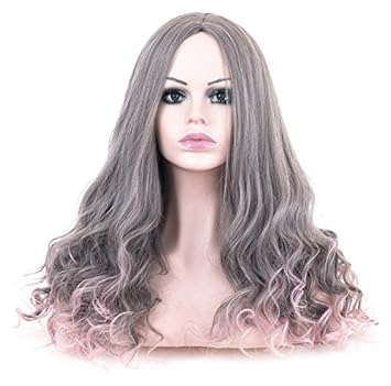 Spretty Wigs Medium Long Lolita Curly Hair Style Middle Part