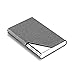 DMFLY Business Card Holder for Women and Men - Magnetic Shut Case for Purse (Gray)