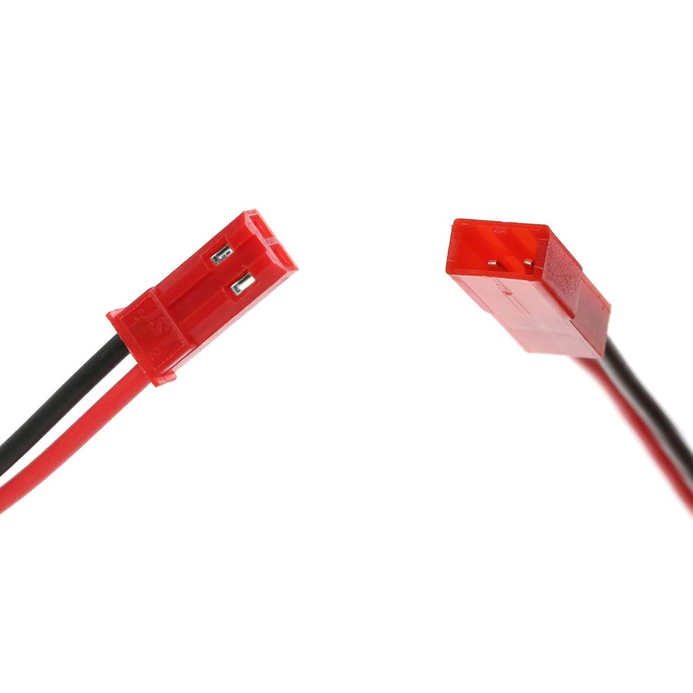 20 works 2 Pin Male Female JST Plug Connectors D-Orange 22 AWG JST Plug Connector Wire Cable Connector Adapter with 10 cm Wire Cable for LED Light Lamp Strip - Image 3
