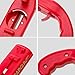 Tatuo 4 Pieces Cap Gun Bottle Opener Cap Gun Launcher Shooter Beer Openers Plastic Beer Bottle Opener for Home Bar Party Drinking Game (Red and Grey)