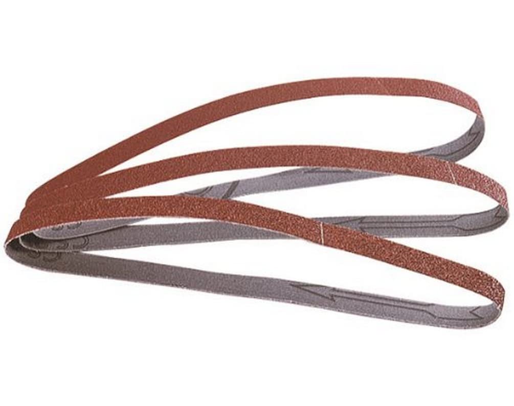 wolfcraft Fabric Sanding Belt Set 3 Pcs., for wood/metal I 1869000