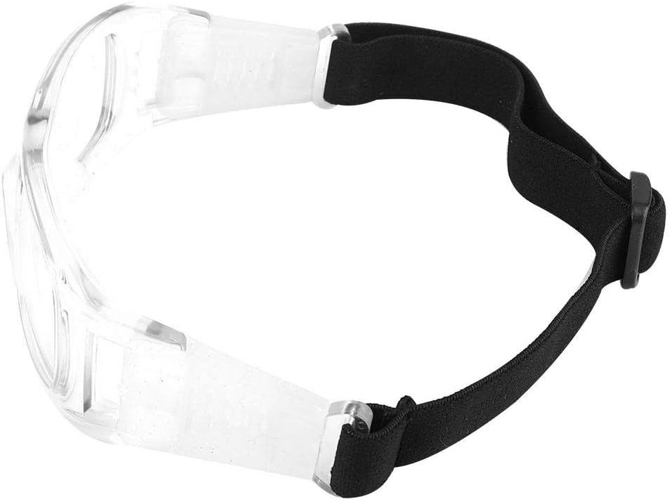 Basketball/Football Goggles, Explosionproof Sports Goggles with Adjustable Strap for Outdoor Sports(White) : Sports & Outdoors