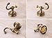 Rozin Antique Brass Bath Towel Hook Wall Mounted Robe Clothes Hanger