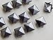 YEHAM500PCS Pyramid Shaped Punk Rivet Stud Nailhead for Leathercraft & Belts(Gray,8MM)