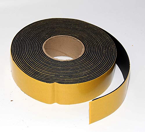 K-flex closed cell pipe insulation Foam adhesive tape 1/8" thick 2" wide x 30'