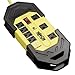 Tripp Lite 8 Outlet Industrial Safety Surge Protector Heavy Duty Power Strip, 25ft Cord, Cord Wrap & Hang Holes, Metal, Lifetime Limited Warranty & $100K INSURANCE (TLM825SA)