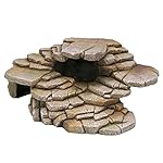 Penn-Plax Shale Step Ledge and Cave Hide-Out Medium Aquarium Resin
