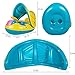 Kemuse Inflatable Baby Toddler Pool Float Swimming Ring with Sun Canopy for the Age 6-48 Months with Bath Toys / Storage Bag
