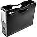 AutoExec AUE14104 Black Mini File Tote Organizer with one Hanging File Holder