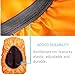 Joy Walker Backpack Rain Cover Waterproof Breathable Suitable for (15-25L, 30-40L, 40-55L, 55-70L, 70-90L) Backpack Hiking/Camping/Traveling (orange, Small (for 15-25L backpack))