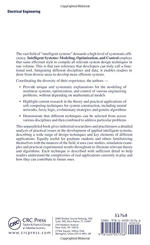 Intelligent Systems: Modeling, Optimization, and Control (Automation and Control Engineering)
