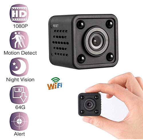 Mini wifi spy camera, hidden camera 1080p resolution wi…