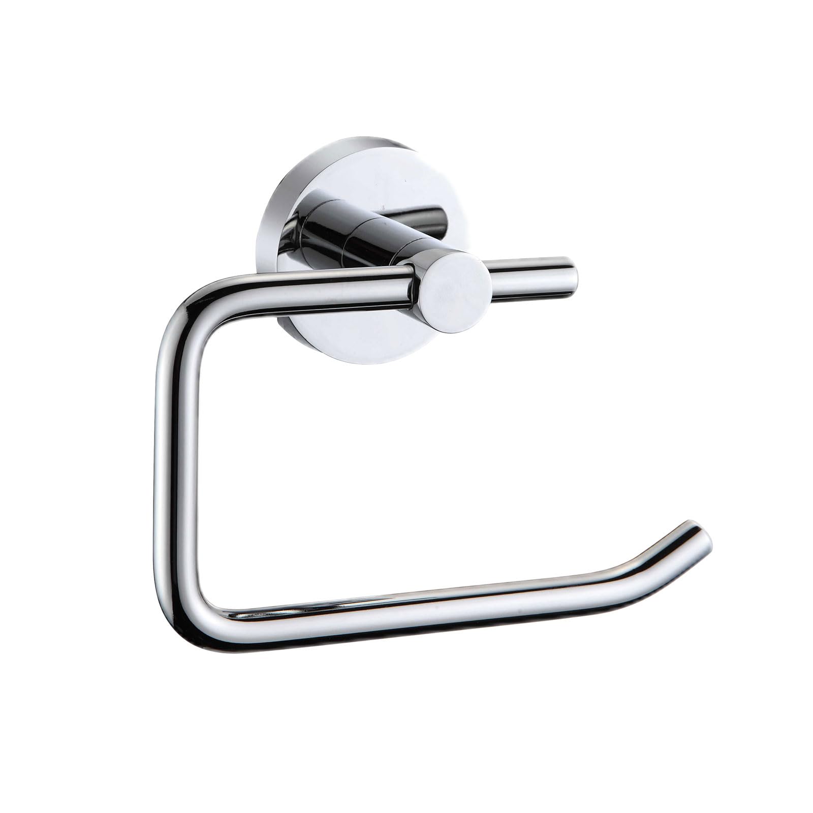 iBathUK Harrow Toilet Roll Holder, Stainless Steel Wall Mounted, Toilet Paper Holder for Bathroom- Chrome