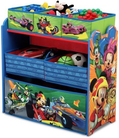 5Star-TD Disney Multi Bin Toy Organizer, Mickey Mouse