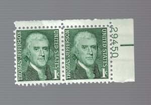 Amazon.com: United States 1 Cent Thomas Jefferson (2) Stamps: Toys & Games