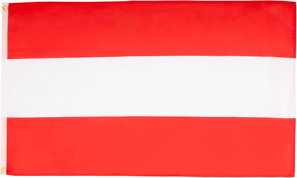 AZ FLAG Austria Flag 3x5 ft 100D Polyester with 2 Metal Grommets