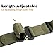 ATLES Tactical Belt, Military Style Quick Release Nylon Web Riggers Belt with Heavy Duty Metal Buckle and V-ring