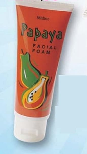 mistine papaya facial foam