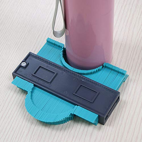 Contour Duplications Gauge Profile Gauge, High Accuracy Easy Master Outline Gauge Marking and Measuring Tool Plastic Digital Caliper Woodwork Tools and Accessories - Thumbnail 7