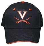 NEW!! Virginia Cavaliers Velcro Back Embroidered Cap - Navy