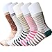 IMAXSELL 5 Pairs Womens Novelty Colorful Cute Animal design Girls Cartoon Cotton Casual Comfortable Crew Socks