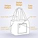 Nicole Miller of New York Insulated Lunch Cooler Bag - 11 Lunch Tote (Paisley Cream)