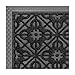 Front Door Mat Large Outdoor Indoor Entrance Doormat BY ABI Home - Charcoal Black Polypropylene Waterproof Low Profile Door mats Stylish Welcome Mats Garage Patio Snow Scraper Front Doormats Buy Now