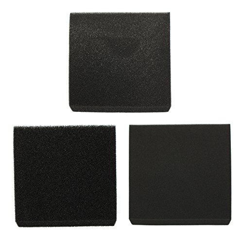 K&A company 50x50x4cm Black Aquarium Biochemical Cotton Filter Foam Fish Tank Sponge Pads, 1