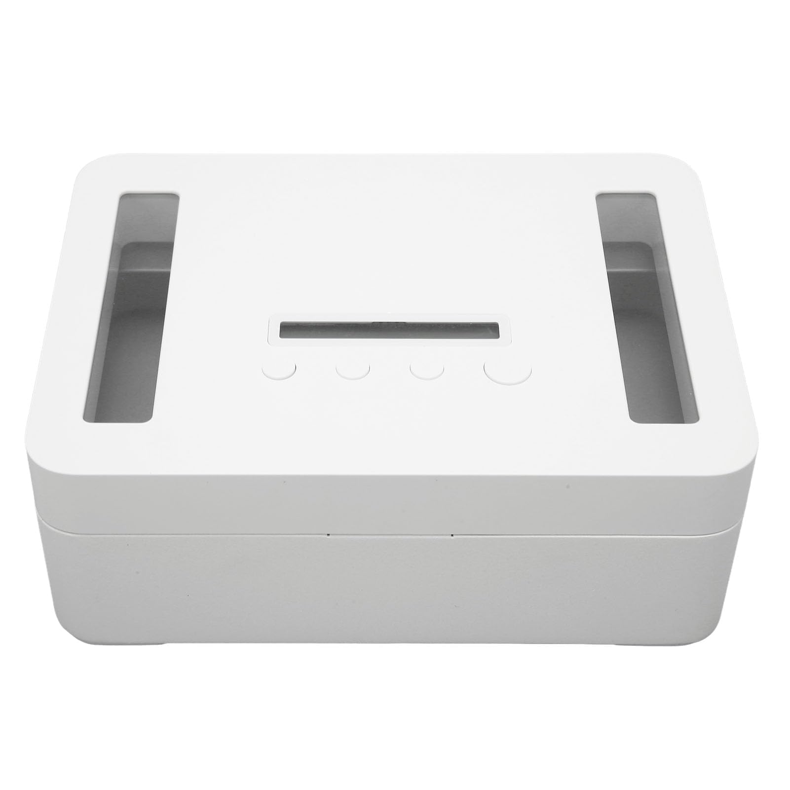 Phone Lock Box with Timer, Metal Timed Lock Box, LED Display Phone Lock Box 365 Days Self Control Timer Locker Time Locking Container with Child Lock for Phones Snacks(S)