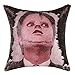 Merrycolor The Office Throw Pillow Cover Dwight Schrute Mask Sequin Pillowcase Mermaid Decorative Cushion Cover Funny Gag Gifts 16 X 16 Inch