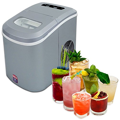 MRP US Portable Ice Maker Countertop Ice Machine With 2 Selectable