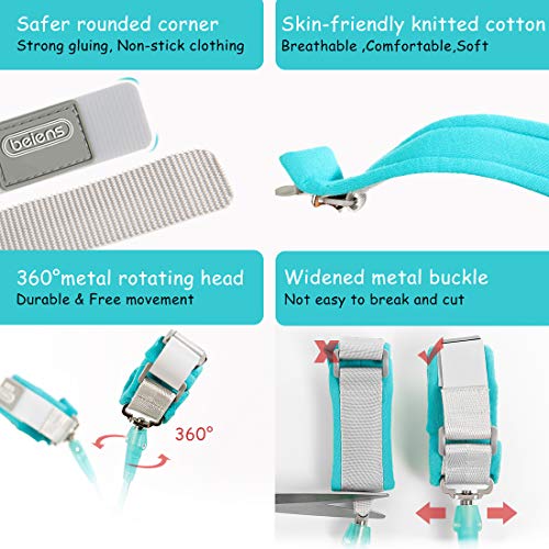 beiens Anti Lost Wrist Link,Child Leash,Safety Harness for Toddler, Baby & Kid,Green-2M