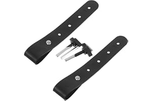 OSOLADY Pu Leather Piano Lock Straps for Electronic and Digital Piano Stands, Wear Resistant and Easy