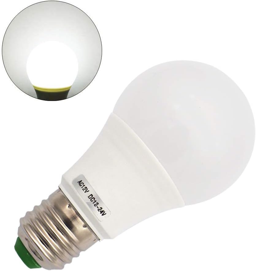 GRV E27 5W SMD LED AC12V/DC12V-24V Light Bulb 40W Incandescent Replacement for Solar System RV, Camper, Boat - Image 3