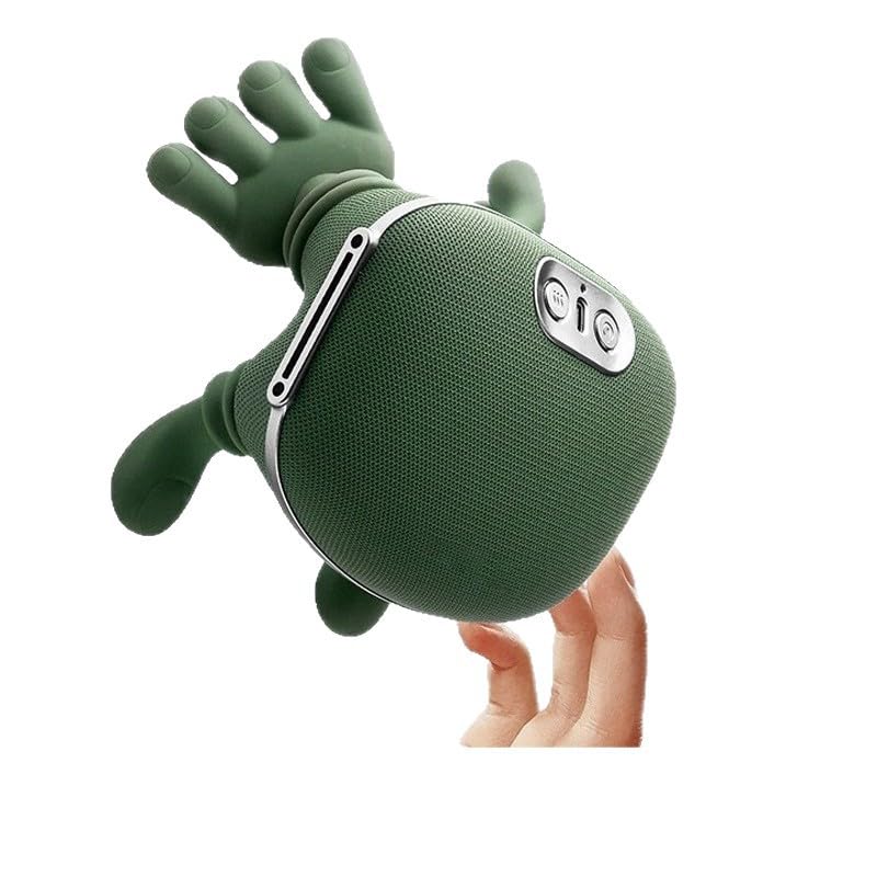 Photo 1 of Loycco Bionic Heated Massager, Portable Shiatsu Neck and Back Massager, Electric Deep Tissue 4D Kneading Massage, Simulated Human Hand Design for Pain Relief and Muscle Relax (Textile Green)